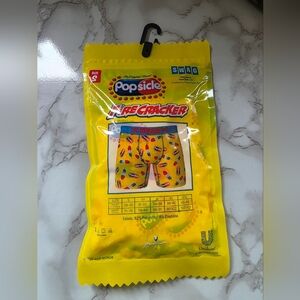 SWAG Popsicle Firecracker Vibrant Yellow Boxer Briefs. Mens S Small NEW Sealed